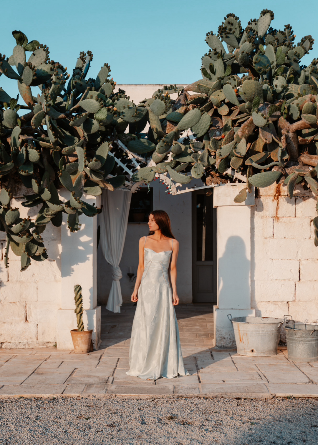 Gilda | Luxe Maxi Dress with Elegant Floral Print - Pistachio Green