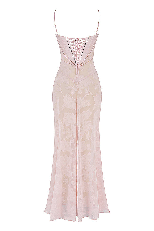 Charline | Embroidered Elegant Maxi Dress