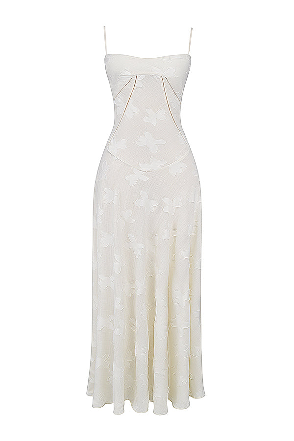 Charline | Embroidered Elegant Maxi Dress