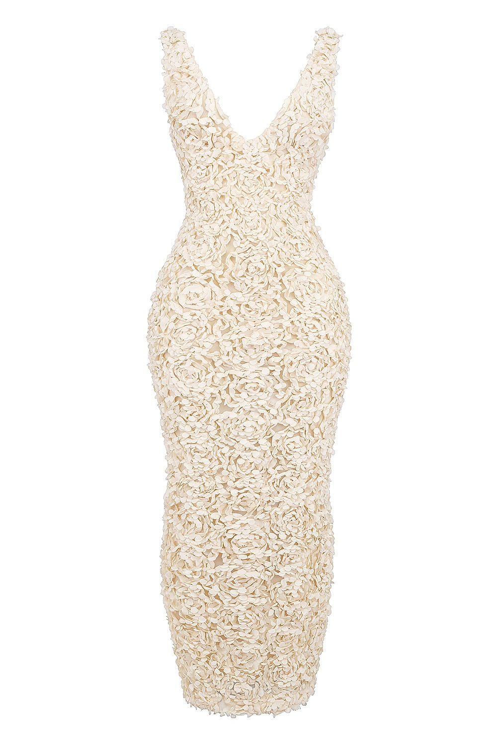 Giulia | Maxi Gala Dress with Rose Print