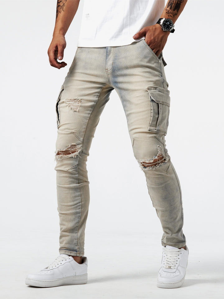 Redford® | Slim Fit Cargo Jeans