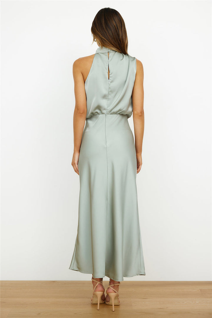 Rosalie | Chic Midi Dress with Modern Neckline - Elegant and Feminine