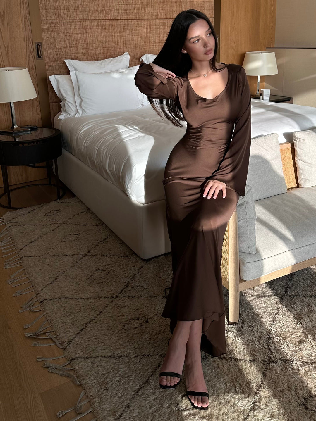 Silana | Maxi Dress with Long Sleeves for Women - Classic & Timeless