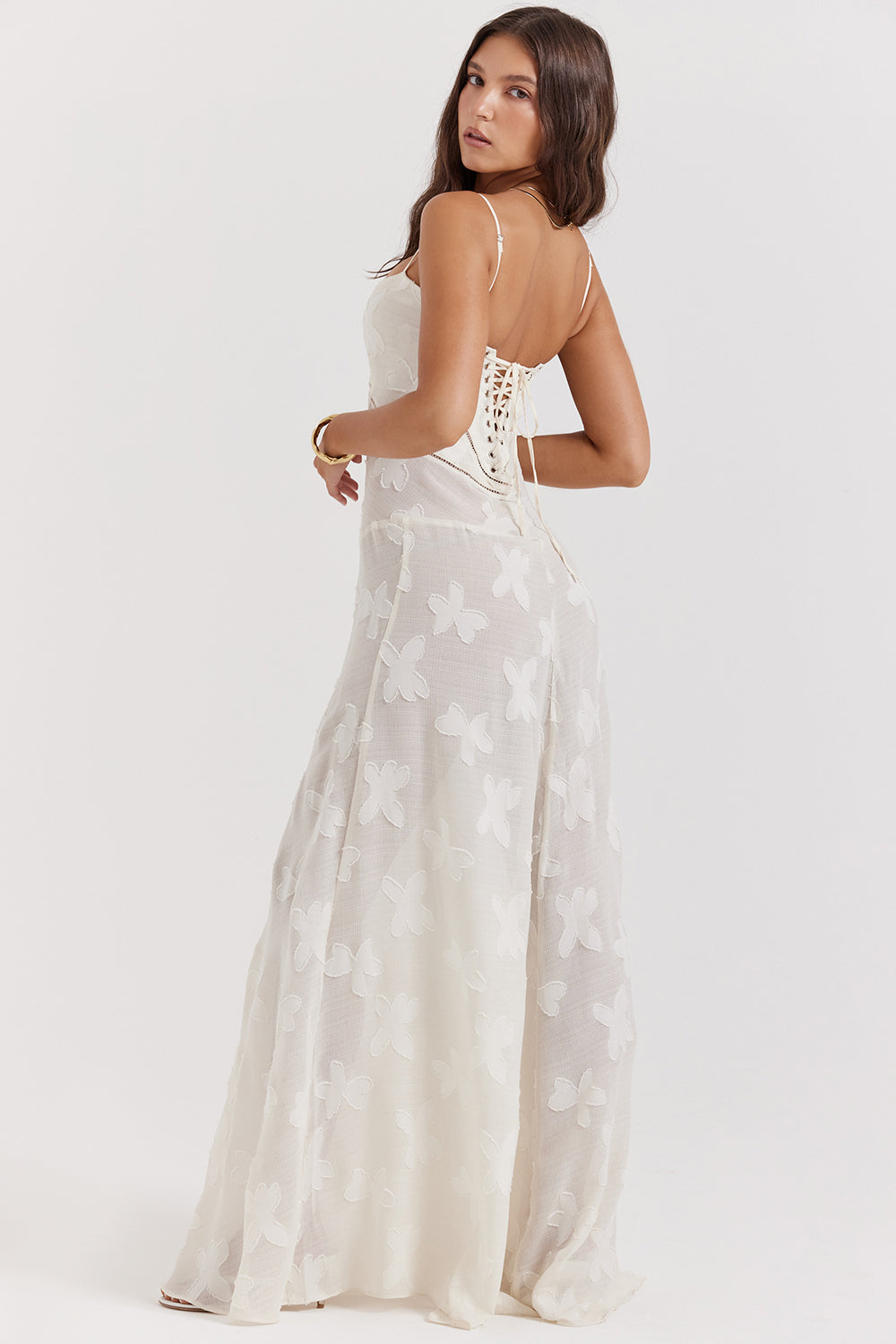 Charline | Embroidered Elegant Maxi Dress
