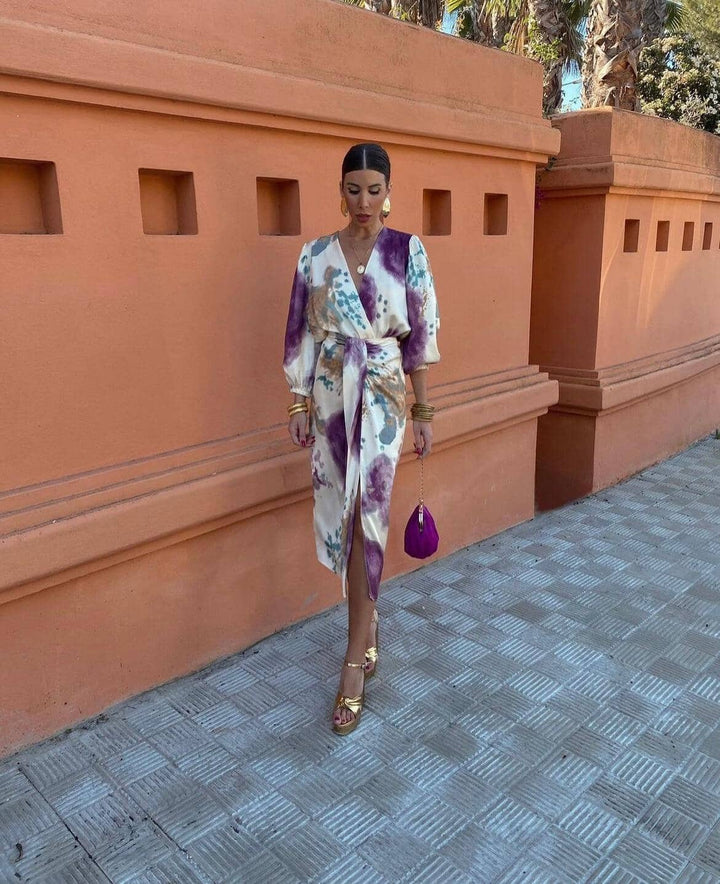 Cisca | Tie-Dye Two-Piece Maxi Set