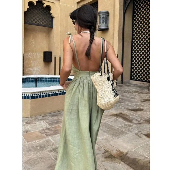 Dieka | Airy Linen Long Dress
