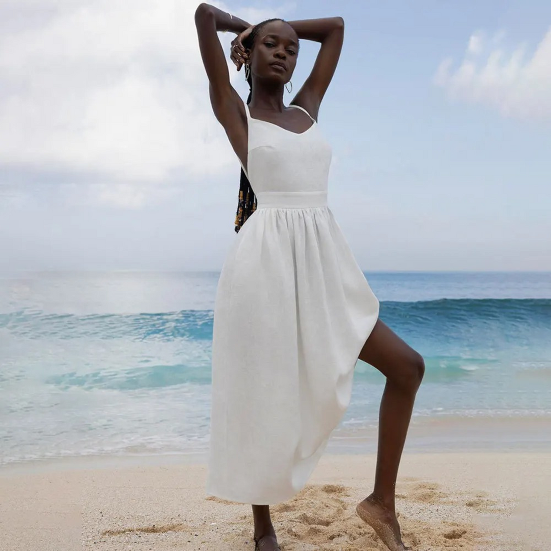 Dieka | Airy Linen Long Dress