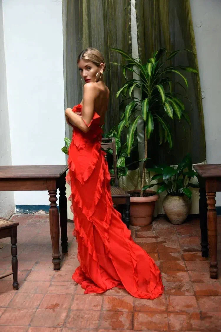 Tullia | Ruffle Dress for Women – Elegant Summer Dress