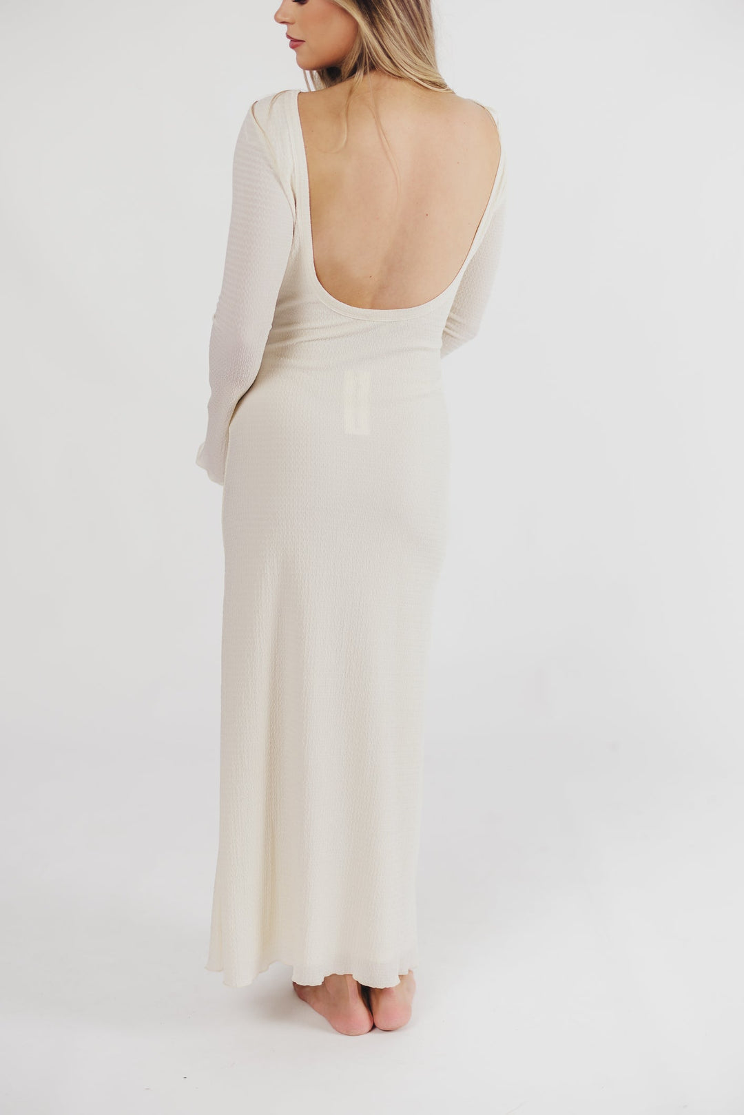 Rafaela | Elegant Maxi Dress with Open Back