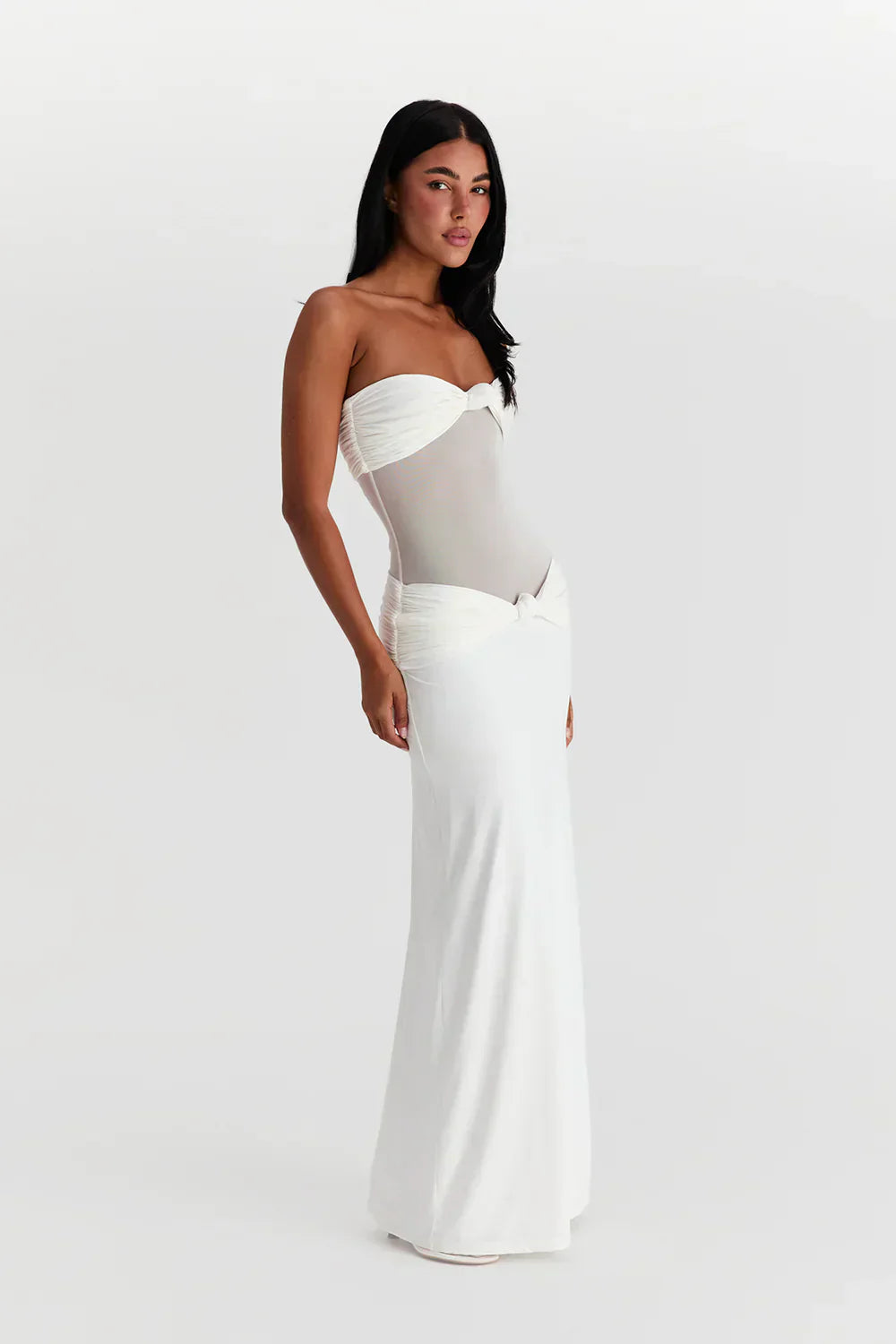 Nadine | Mesh Maxi Dress