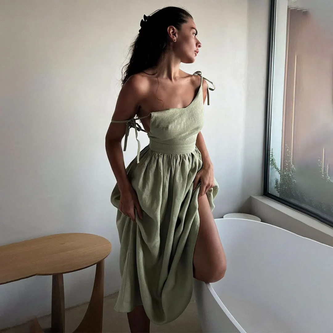 Dieka | Airy Linen Long Dress