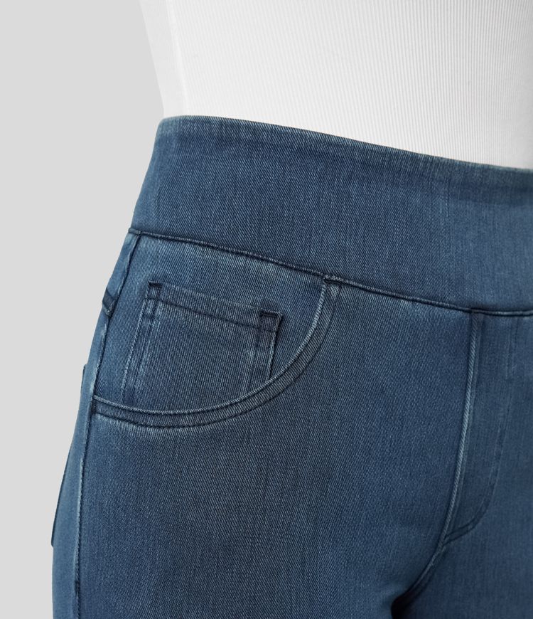 Evie | Comfy Elasticated Trousers with High Waist