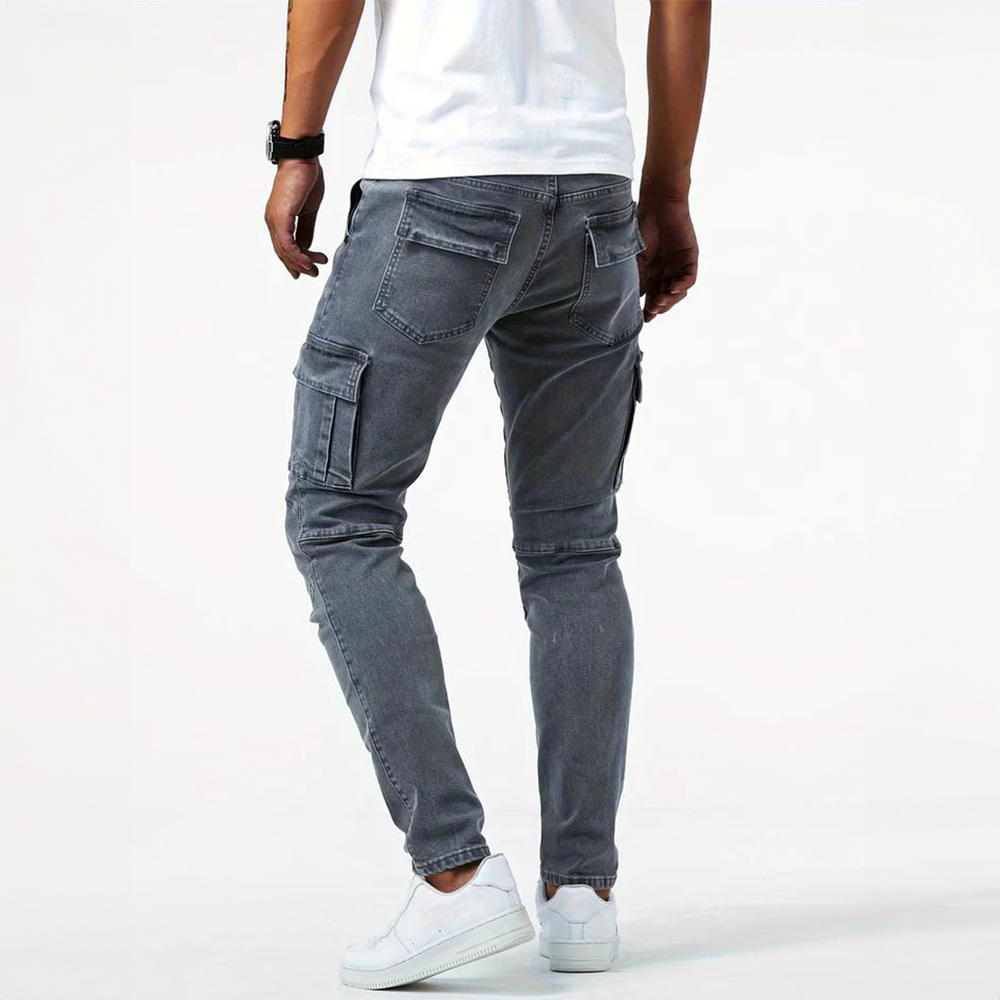 Redford® | Stretchy Cargo Jeans