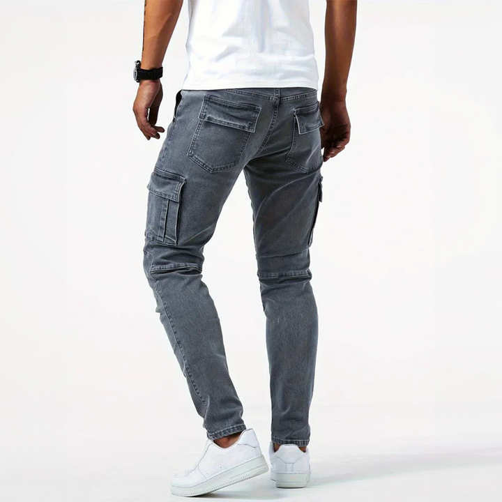 Redford® | Stretchy Cargo Jeans