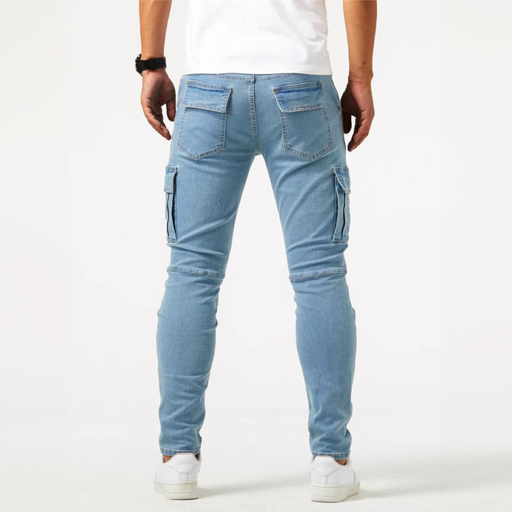 Redford® | Stretchy Cargo Jeans