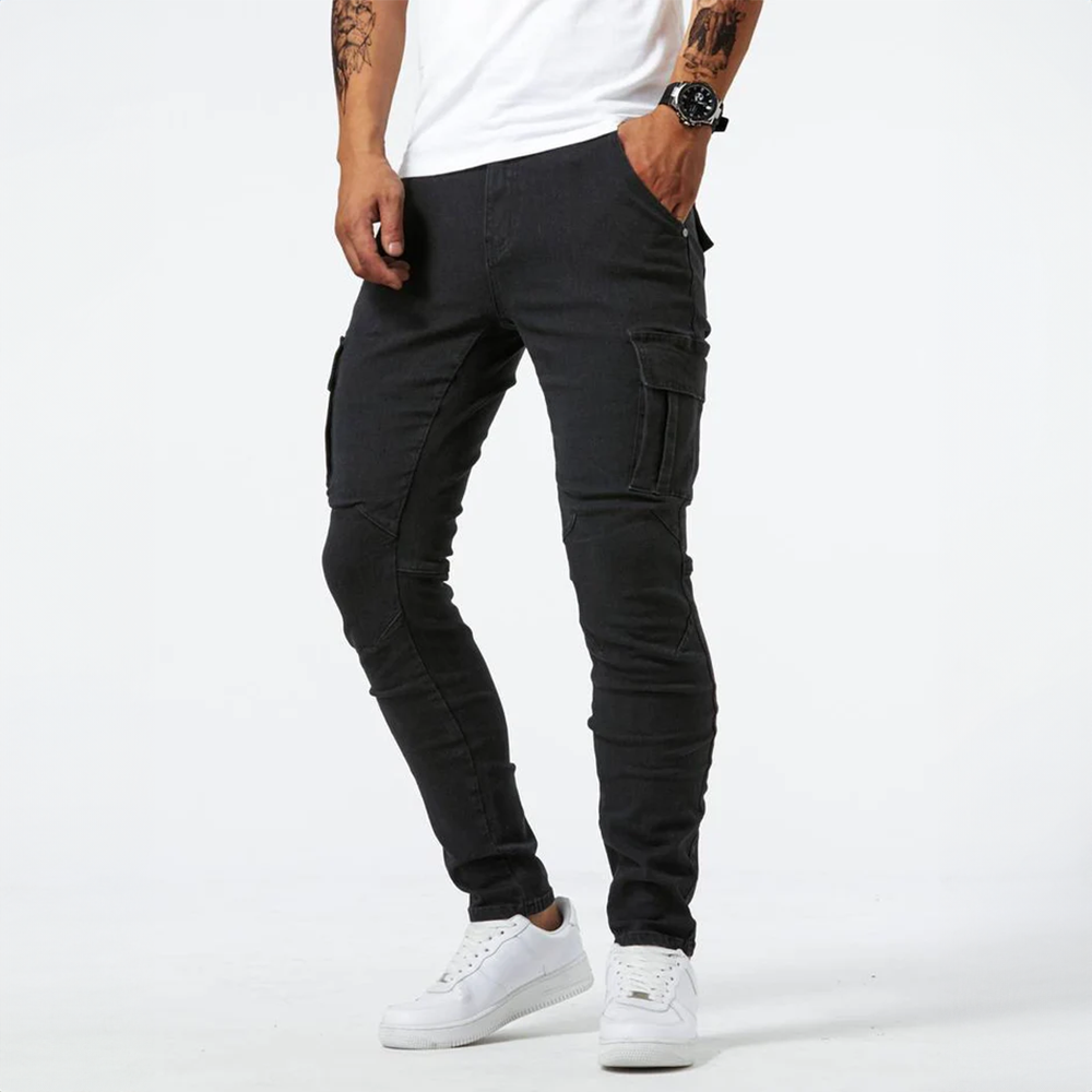 Redford® | Stretchy Cargo Jeans
