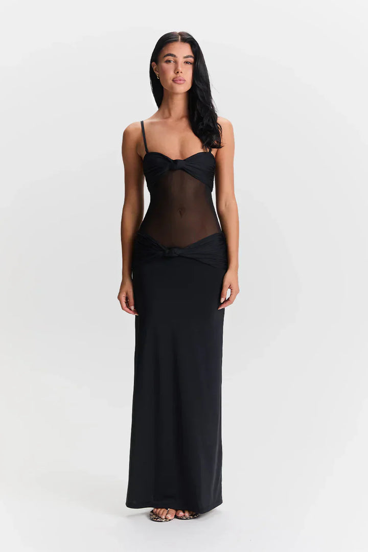 Nadine | Mesh Maxi Dress