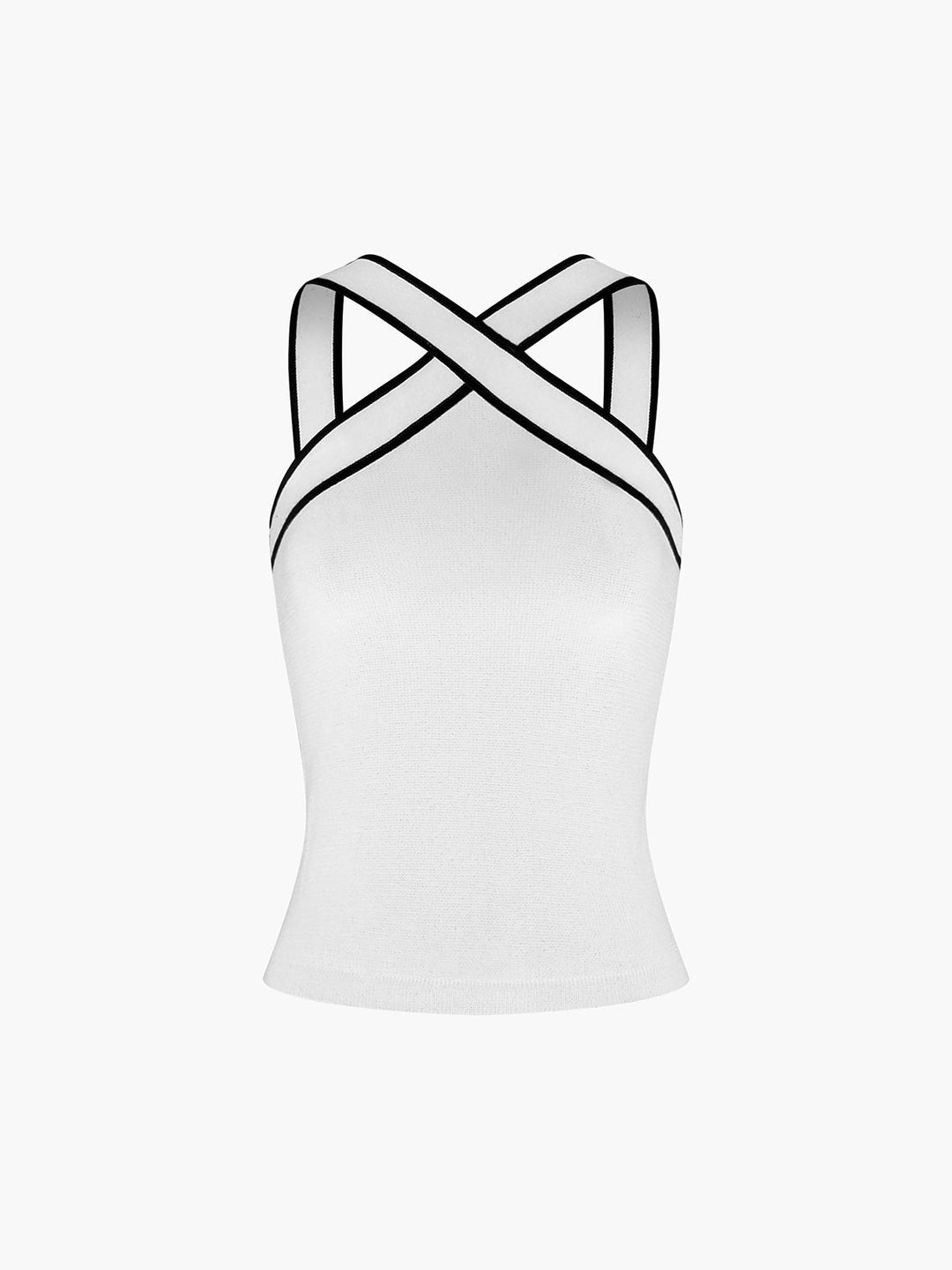 Dylana | Elegant Cross Halter Top