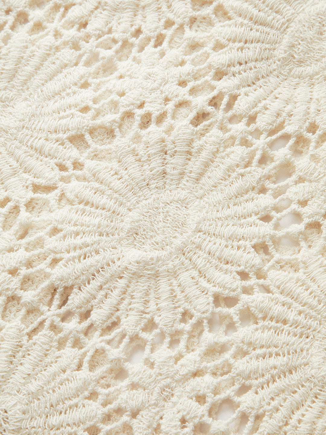 Isma | Trendy Top - Knitted Cardigan with Flowers & Buttons – Cotton Blend