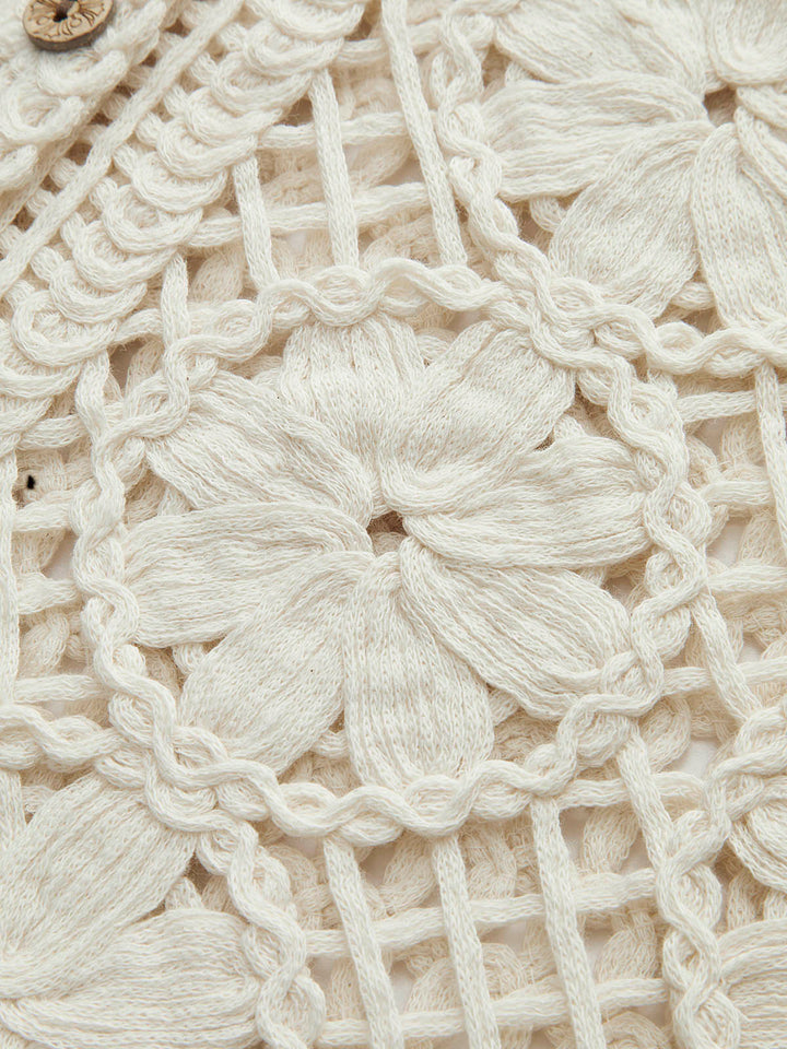Dunya | Cotton Jacquard Top for Women
