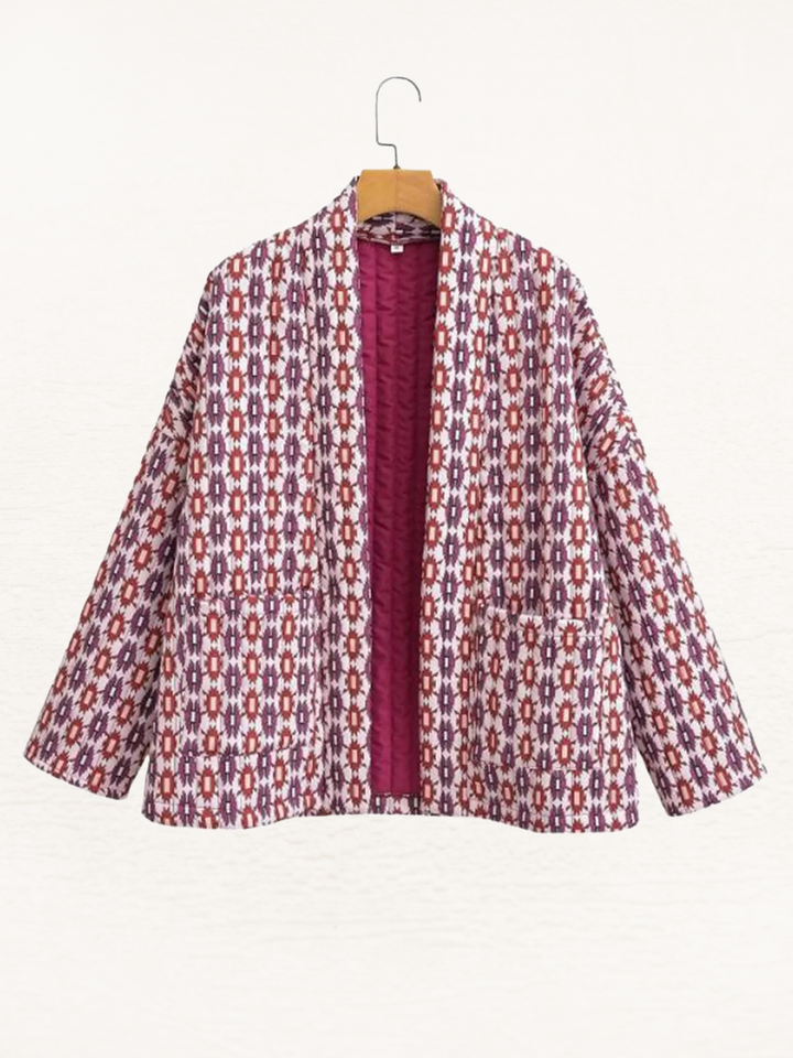 Anneke | Stylish Quilted Ladies' Jacket with Print