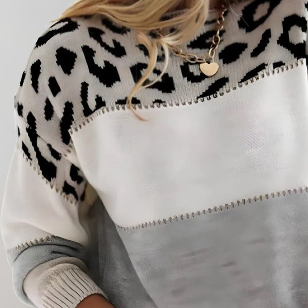 Redford London™ | Elegant Leopard Sweater