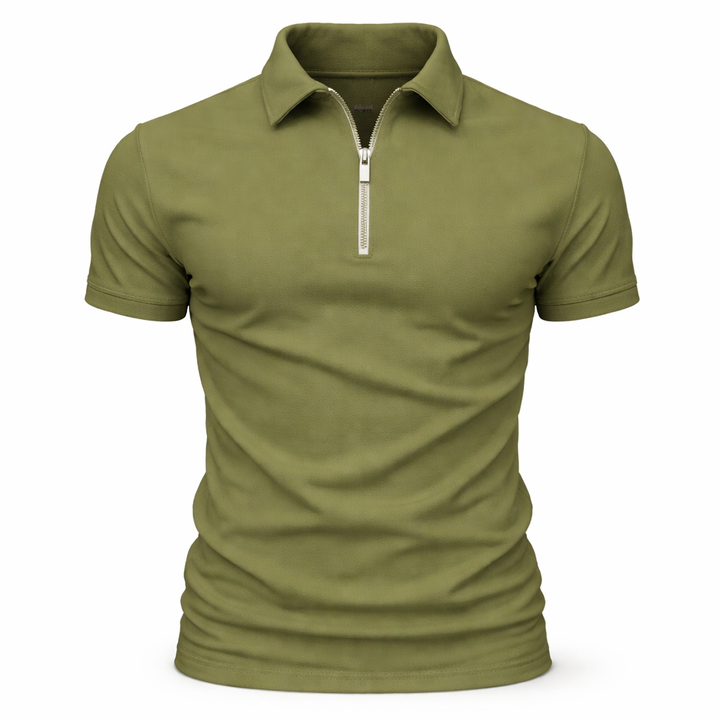 Redford® | Classic Zip Polo Shirt