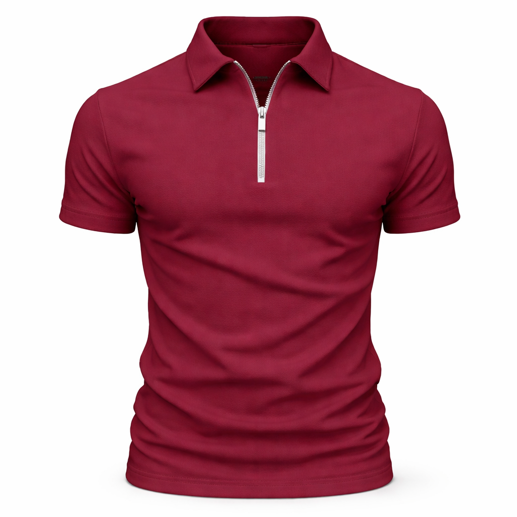 Redford® | Classic Zip Polo Shirt