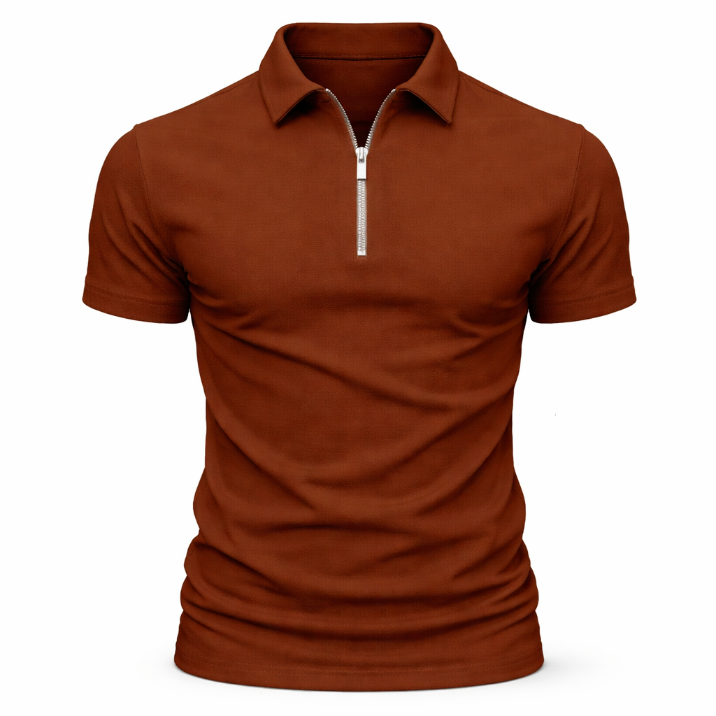 Redford® | Classic Zip Polo Shirt