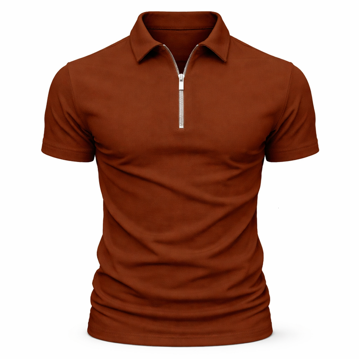 Redford® | Classic Zip Polo Shirt