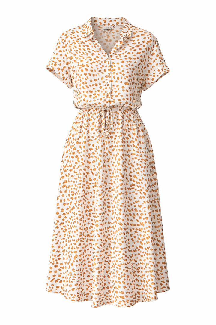Light Midi Summer Dress - Elegant and Comfortable