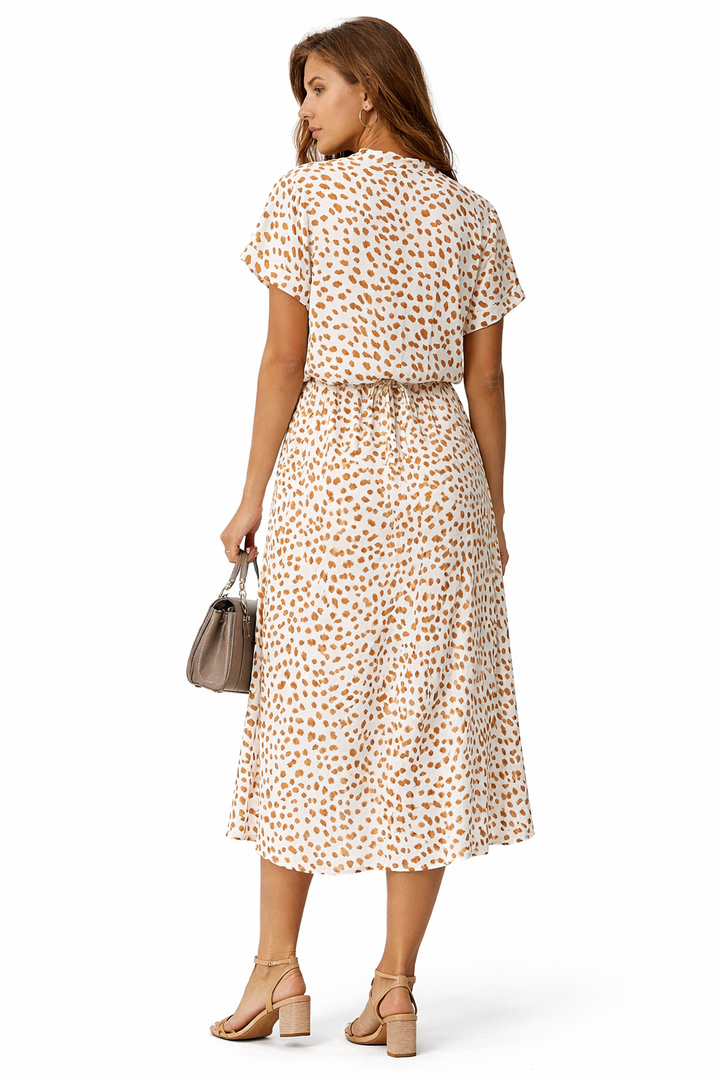 Light Midi Summer Dress - Elegant and Comfortable