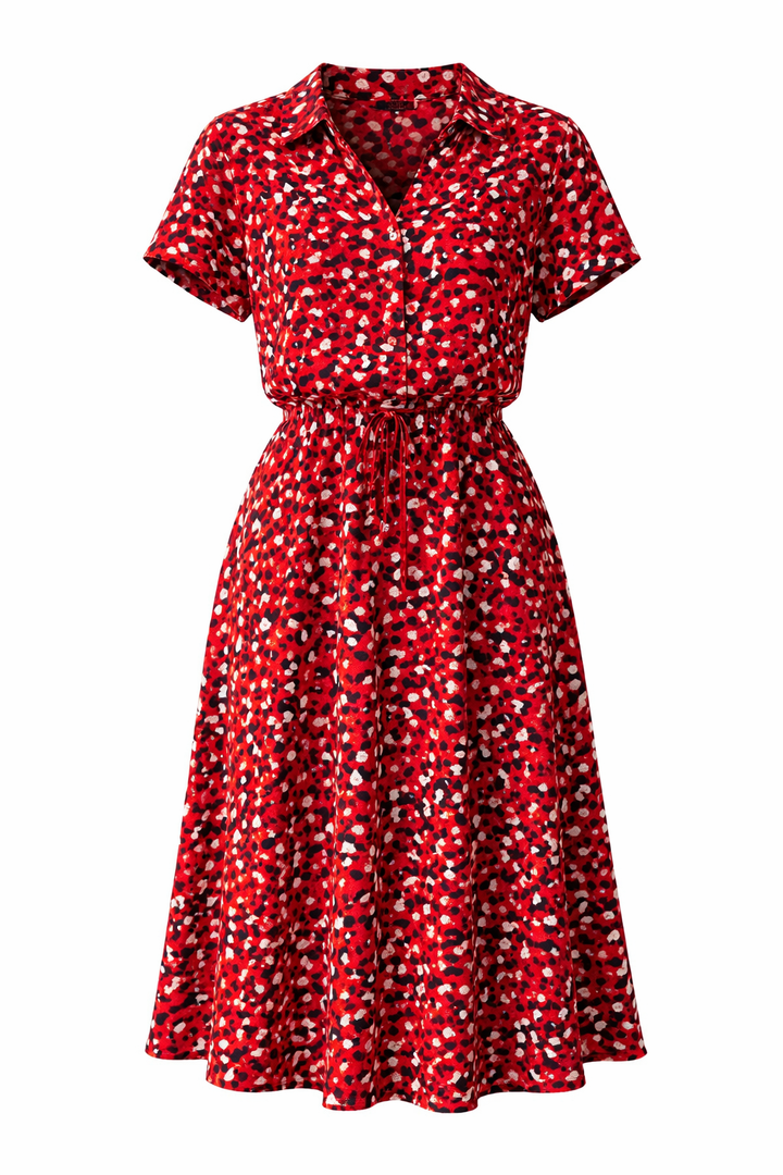 Light Midi Summer Dress - Elegant and Comfortable