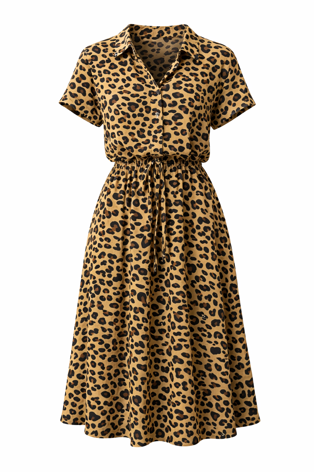 Light Midi Summer Dress - Elegant and Comfortable
