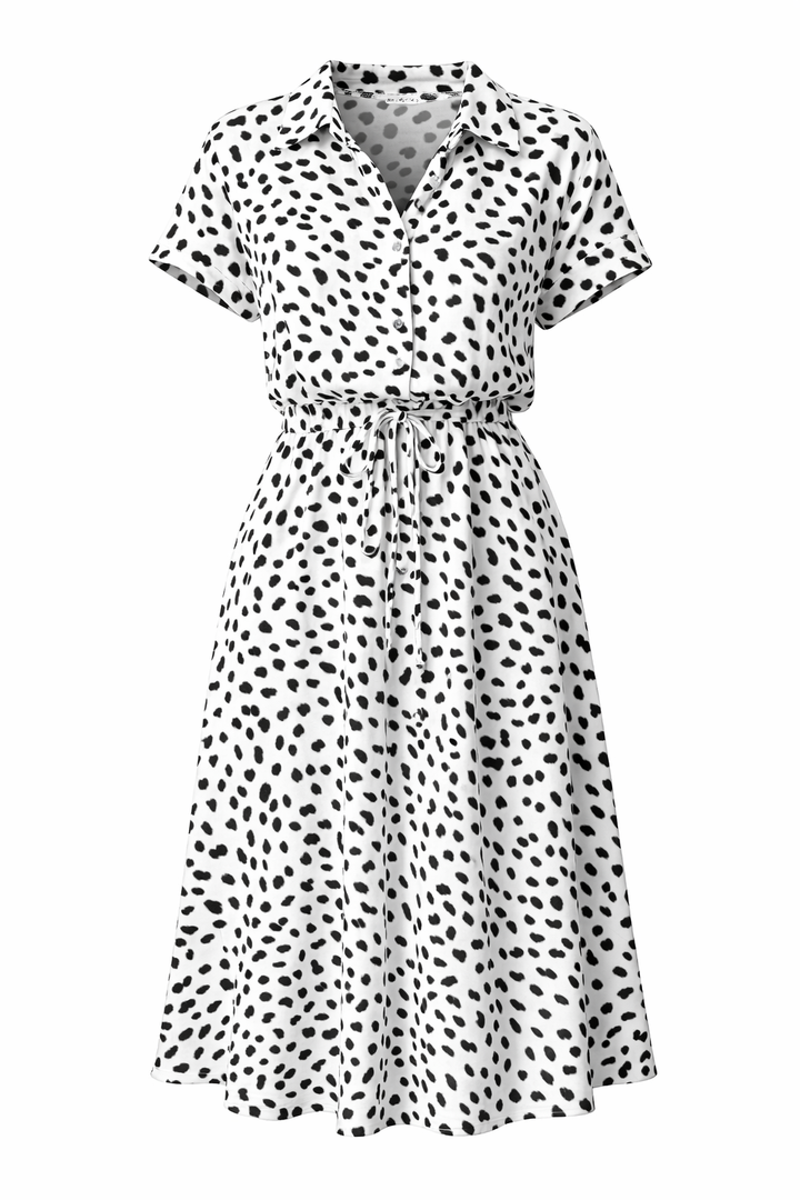 Light Midi Summer Dress - Elegant and Comfortable