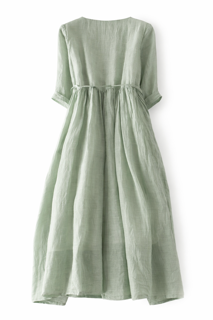 Gavea | Stylish Linen Look Midi Dress for Women