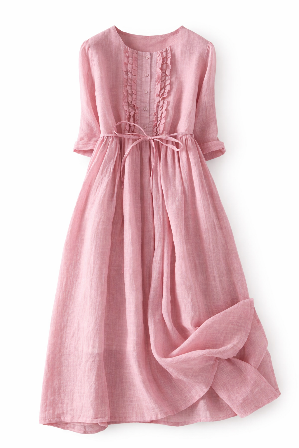 Gavea | Stylish Linen Look Midi Dress for Women