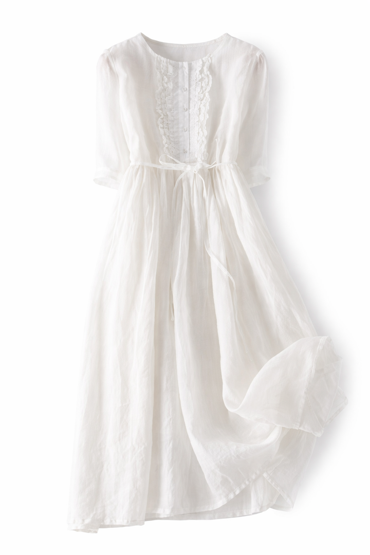 Gavea | Stylish Linen Look Midi Dress for Women