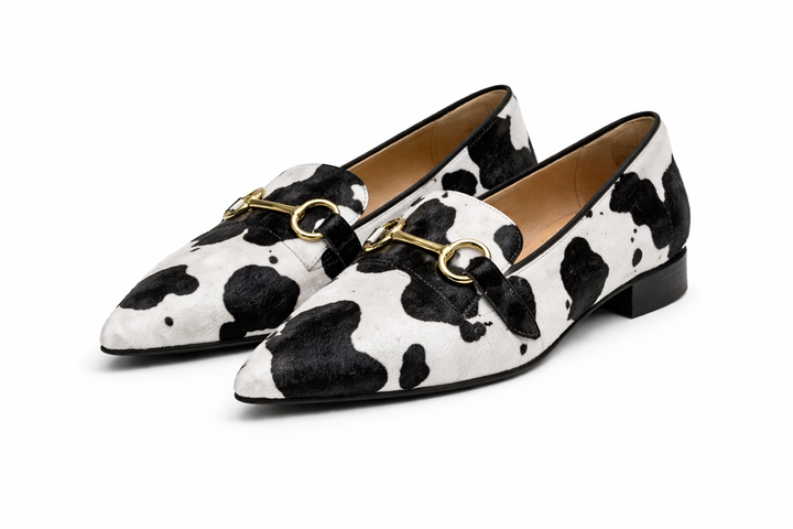 Diana™ | Printed Buckle Detail Loafers