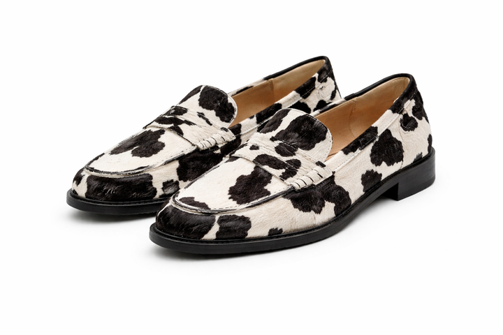 Emeryn™ | Cow-Print Loafers