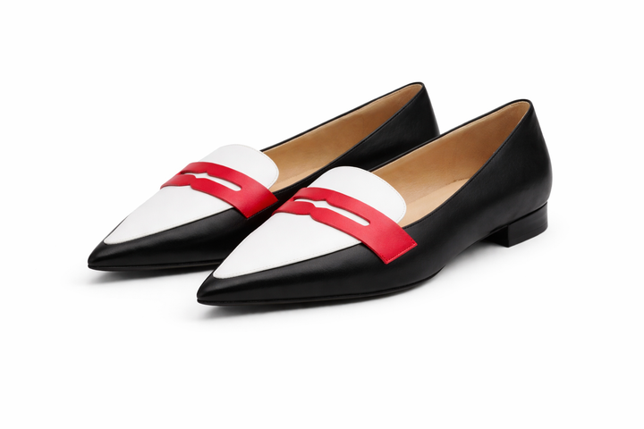 Lena™ | Two-Tone Pointed Comfort Slippers