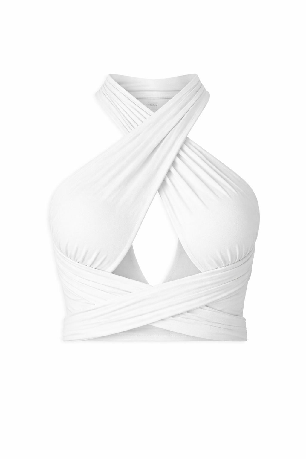 Tyra | Criss Cross Cropped Halter Top for Women