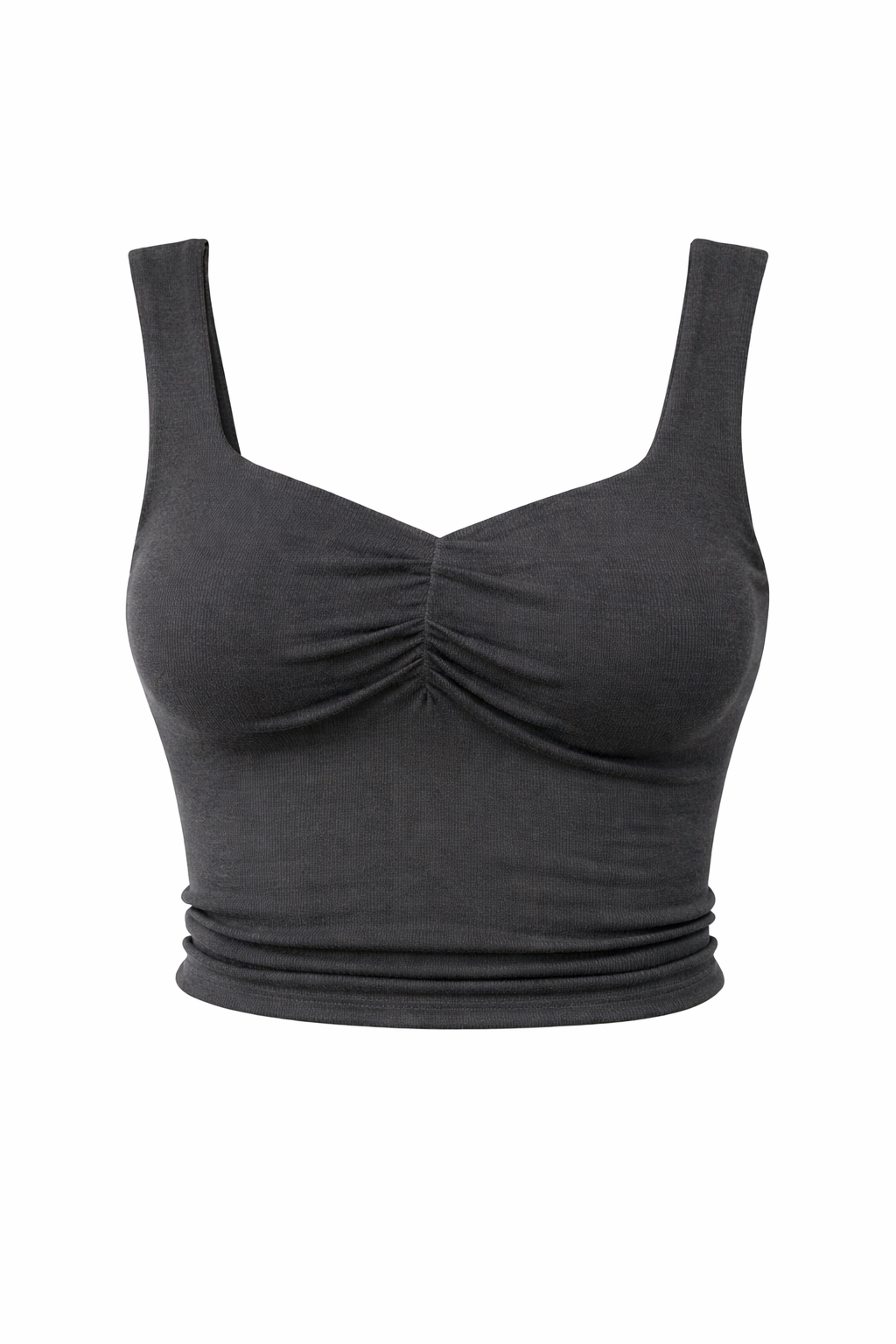 Severina | Cotton Slim Fit Tank Top with Twist Detail