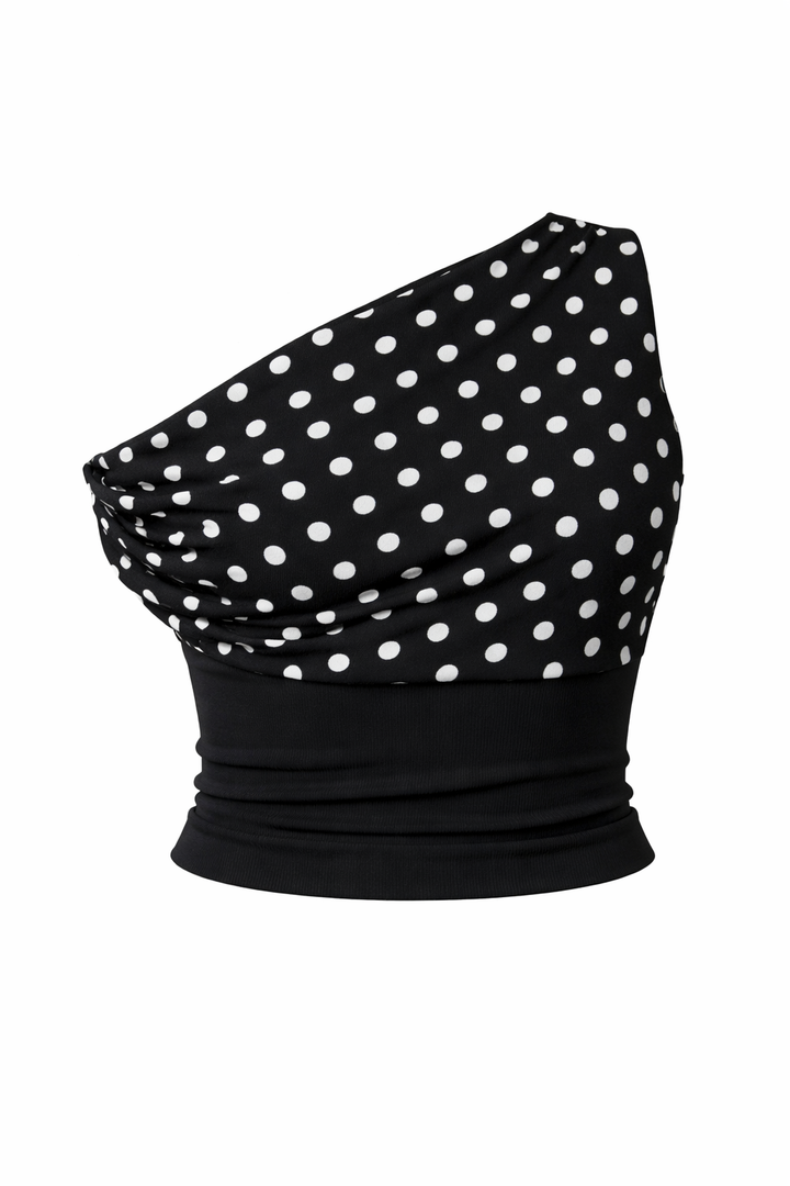 Zoey | Off-Shoulder Top with Polka Dot Print