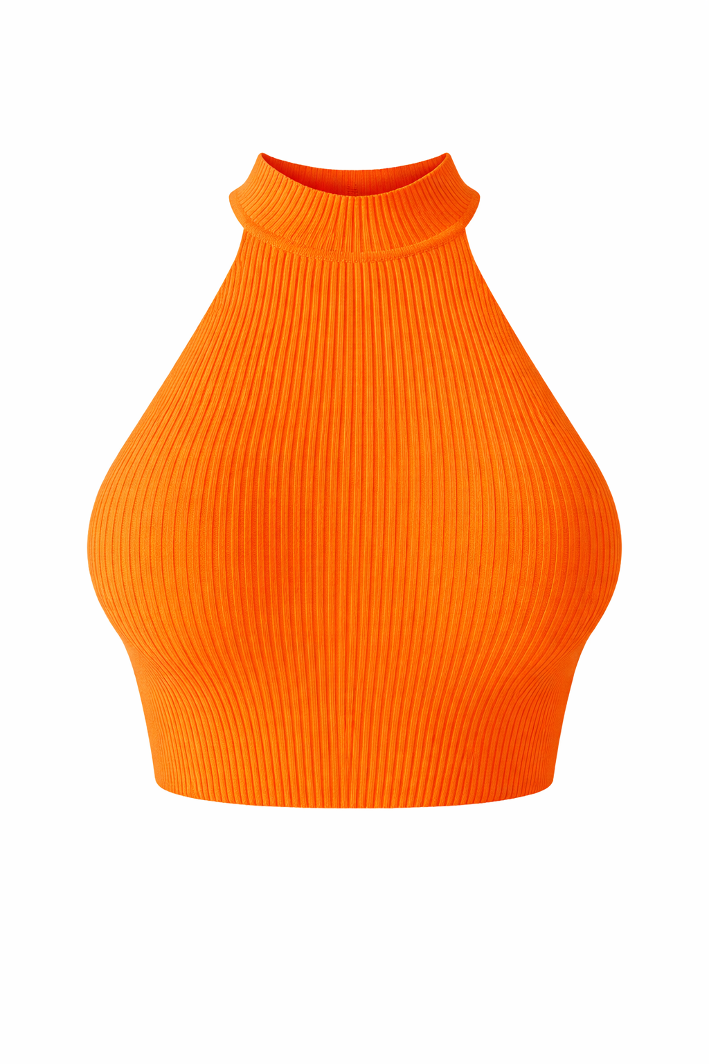 Eef | Cropped Halter Top Ladies - Ribbed Stretch Fabric