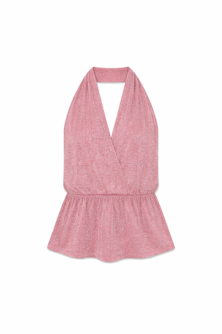 Mirry | Chic Halter Top with Open Back for Women