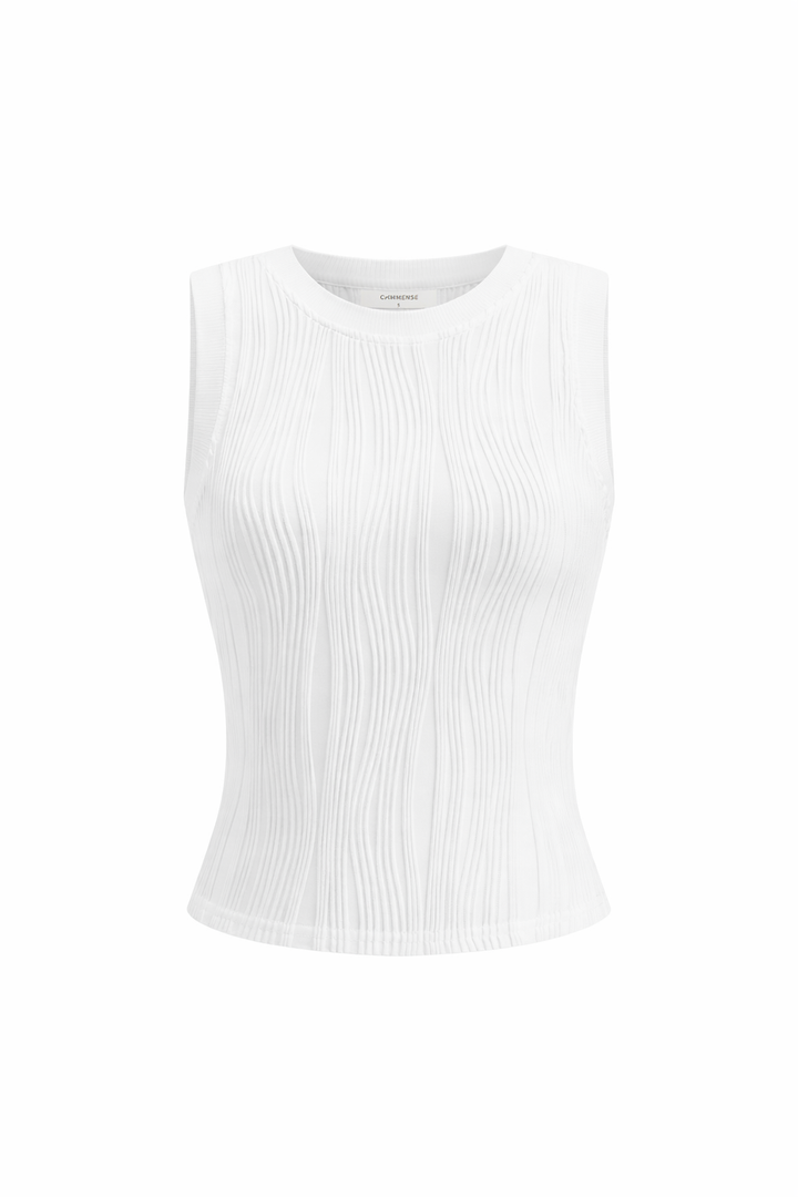 Ladies Rib Tank Top – Slim Fit, Summer Top