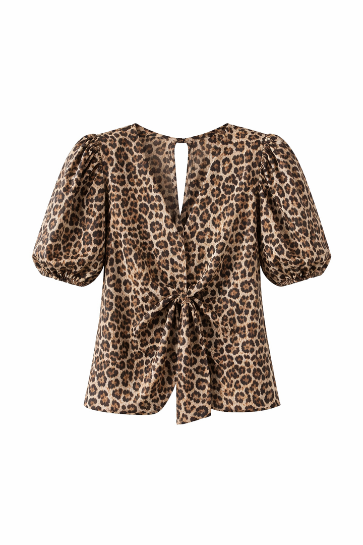 Zara | Top with Leopard Print