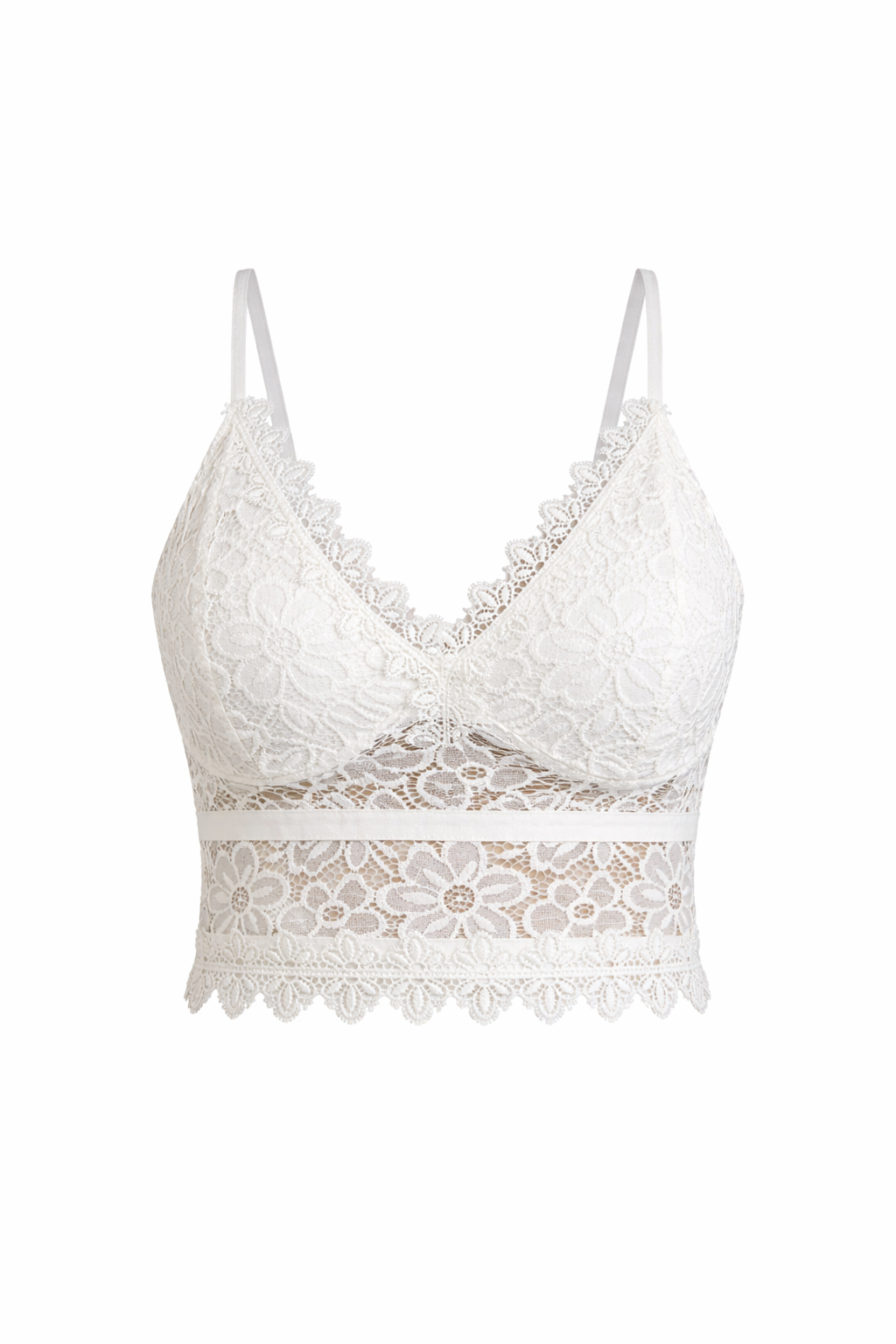 Naolin | Lace Cropped Top for Women
