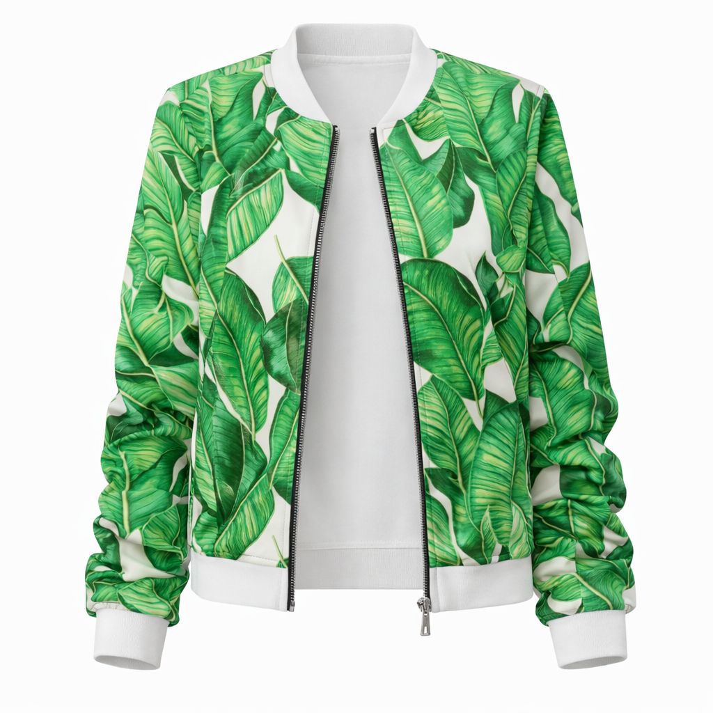 Annabel | Stylish Mid-Length Jacket with Floral Print - Casual and Trendy